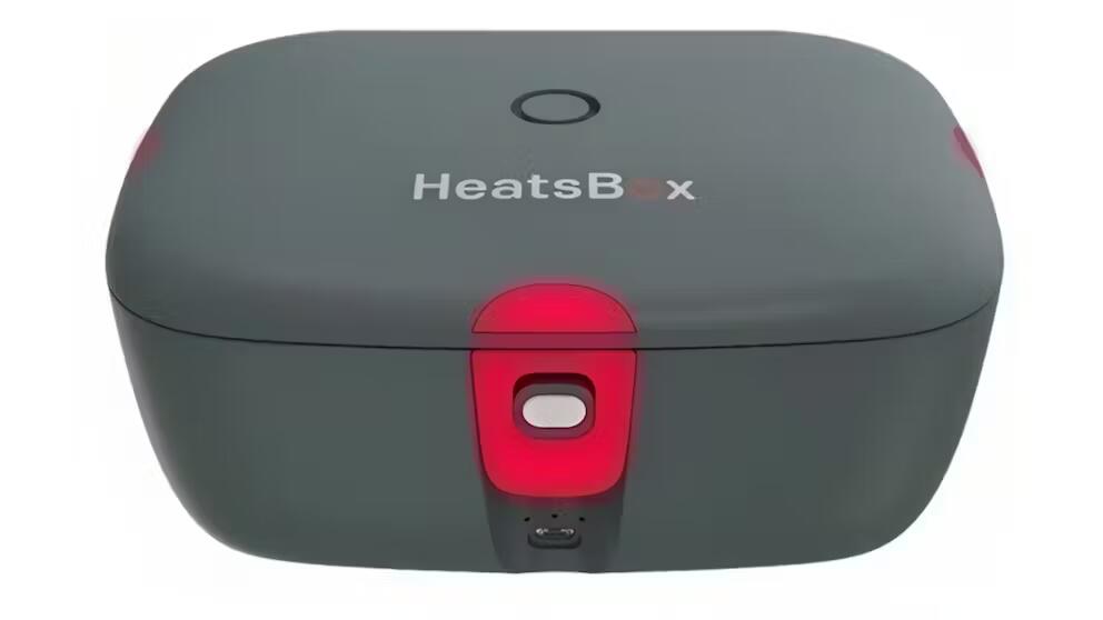 HeatsBox GO Battery Portable Smart Heated Lunchbox - Grey