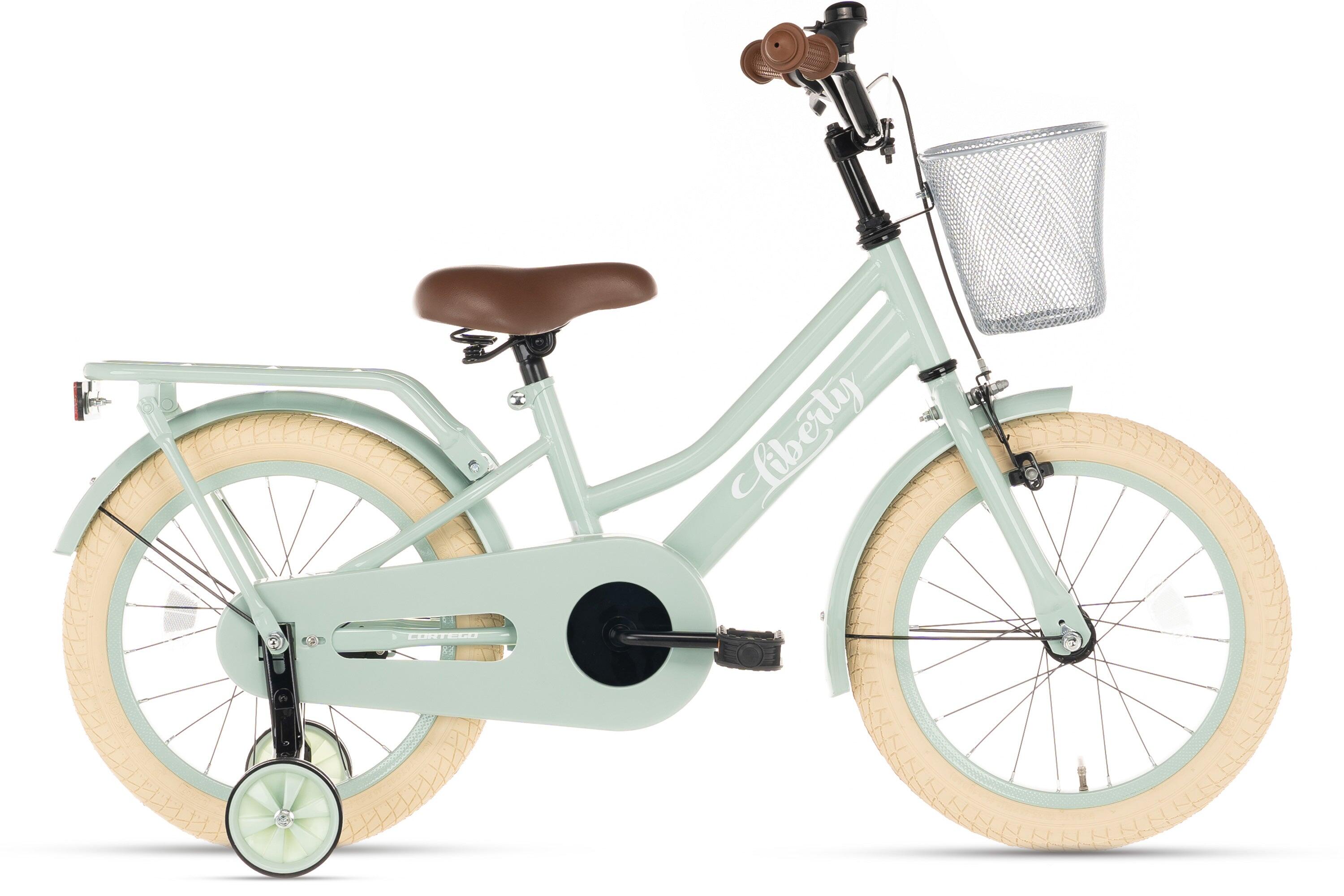 Cortego Liberty meisjesfiets 16 inch groen met mand 2/7