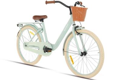 Cortego excellent meisjesfiets 22 inch groen met mand