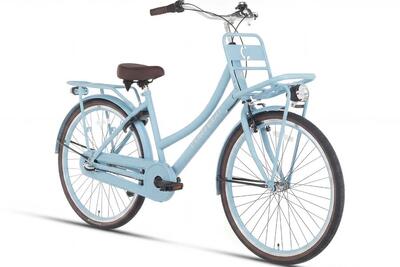 Cortego cargo meisjesfiets 24 inch - 3 versnellingen - blauw