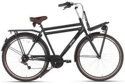 Cortego transporter herenfiets 7 versnellingen mat-zwart