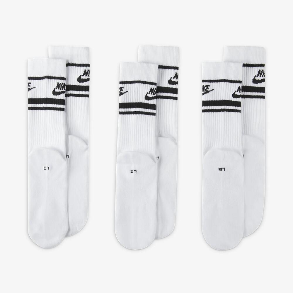 MEIAS Nike Everyday Essential Crew 3pk, Branco, Unissex 4/4