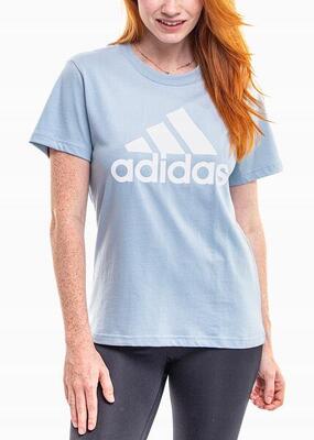 Adidas dames t-shirt katoen donkerblauw