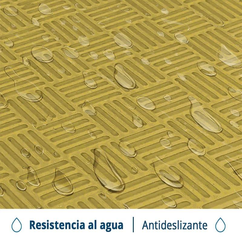 Tatami Puzzle EVA 100x100x20 mm (Lote 4 uds) Blanco - Olivo 3/7