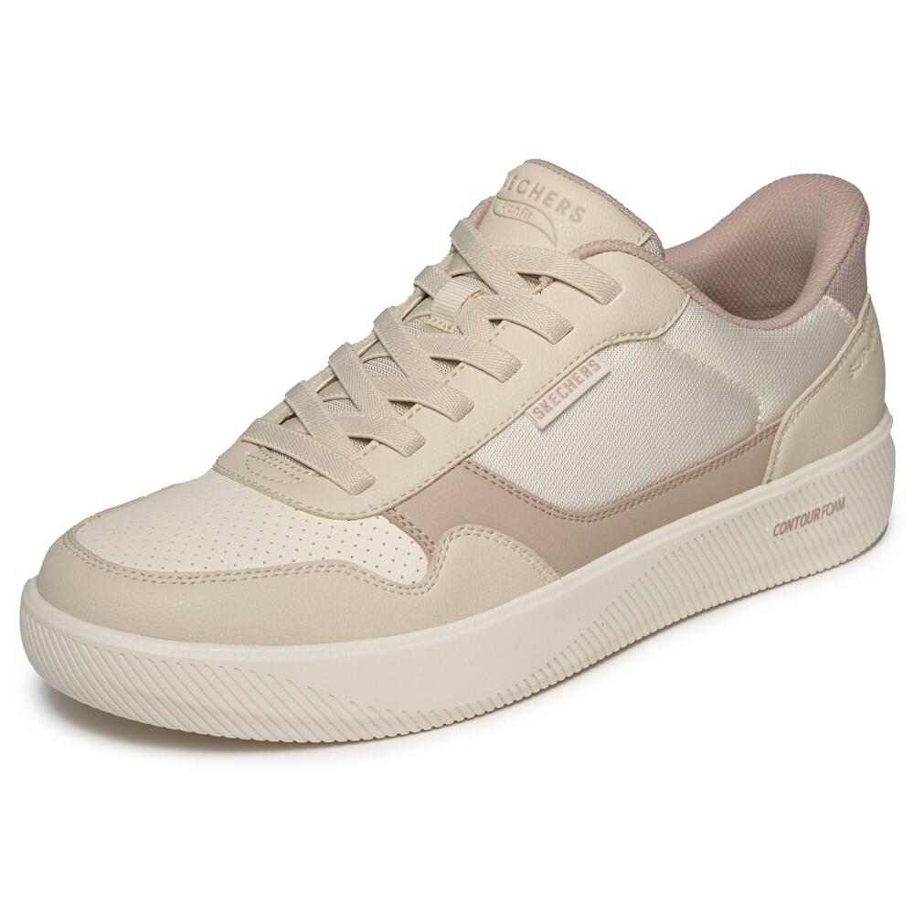 Baskets HOMME Skechers Slip-ins Arch-fit Court Break BEIGE 3/7