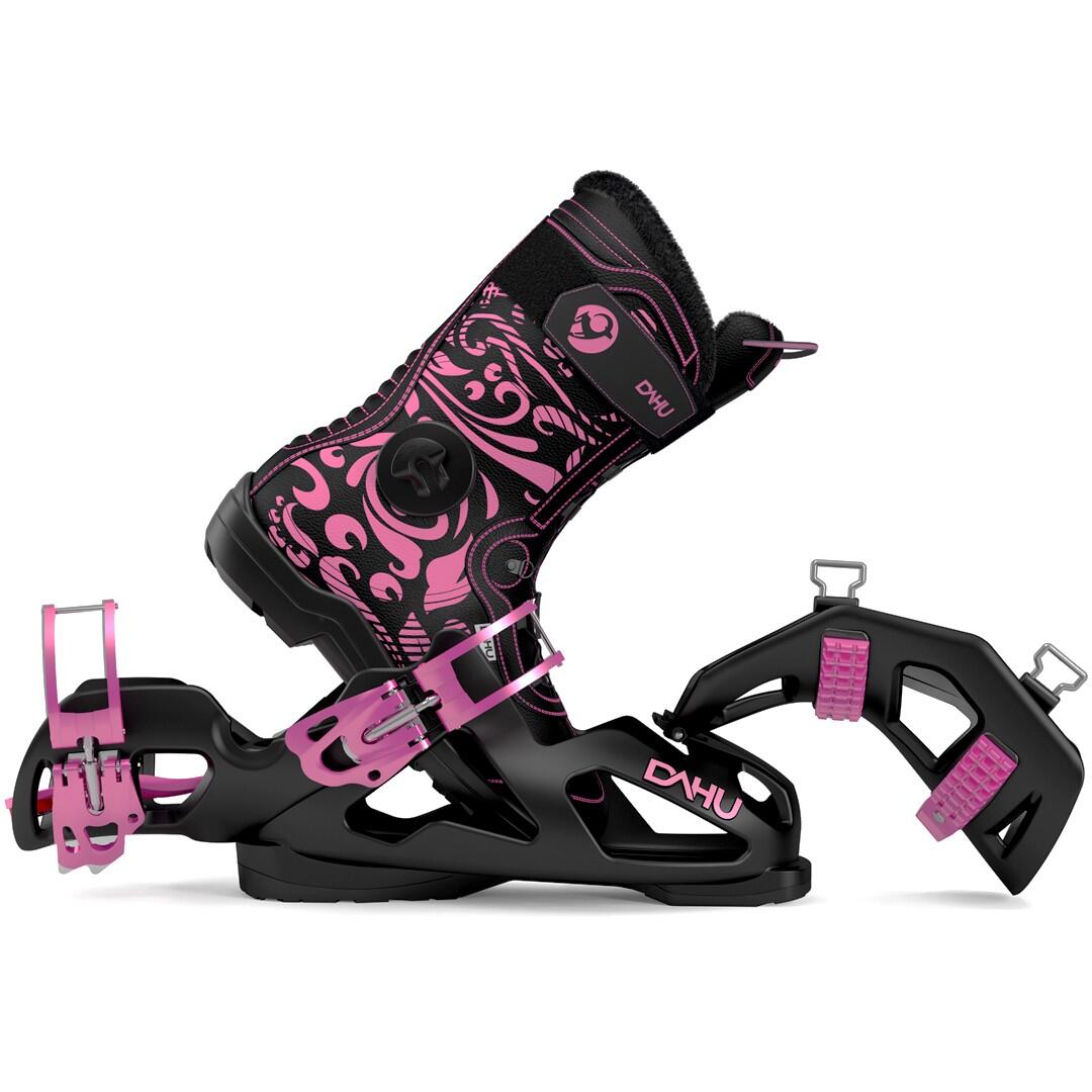 DAHU MISS SUZIE BLACK/PINK 5/7