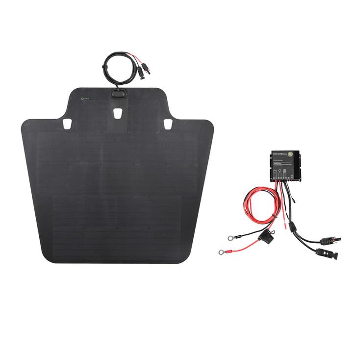 Panneau solaire flexible Lensun 105W pour capot/bardage Jeep Wrangler JK 5/5