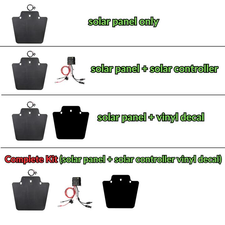 Panneau solaire flexible Lensun 105W pour capot/bardage Jeep Wrangler JK 4/5