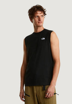 Tanktop m evolution simple dome tank heren zwart
