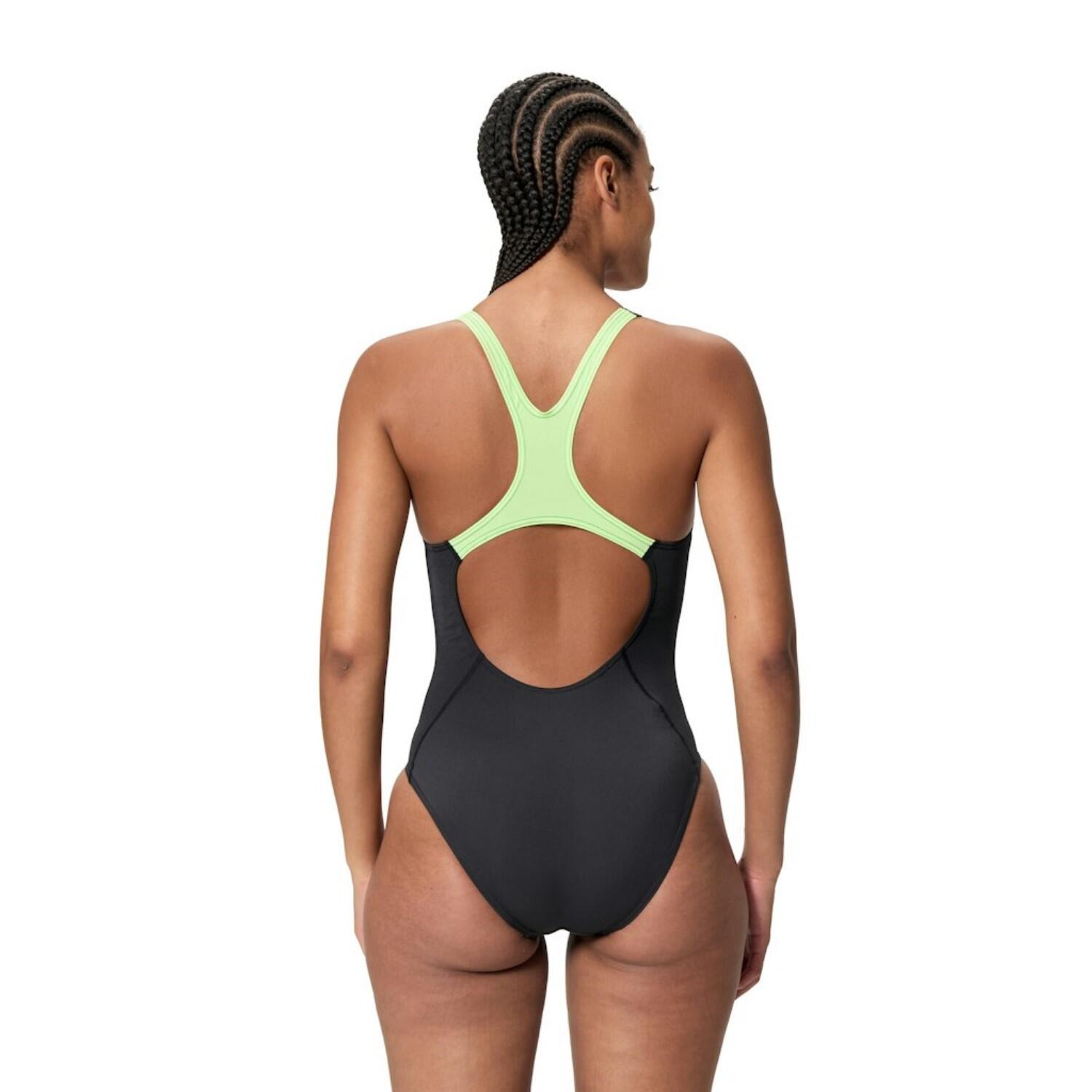 Speedo Badeanzug für Damen Solid Splice Medalist 2/5