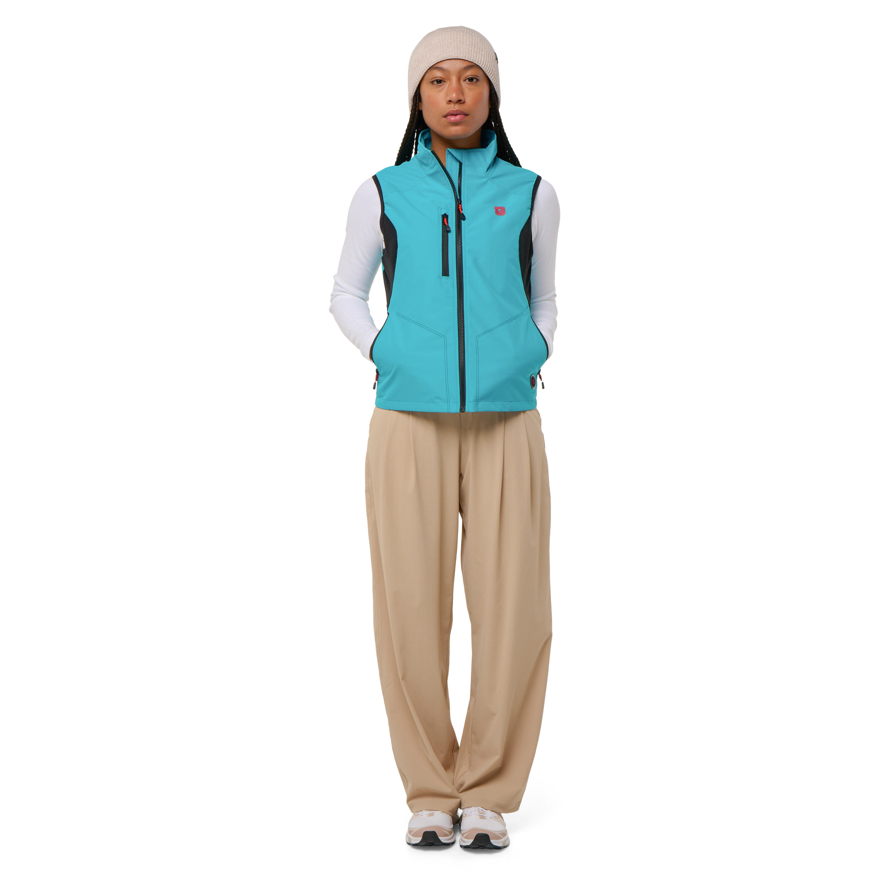 Dames sport verwarmingsvest 2/7