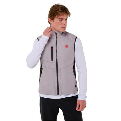 Verwarmde sport bodywarmer heren
