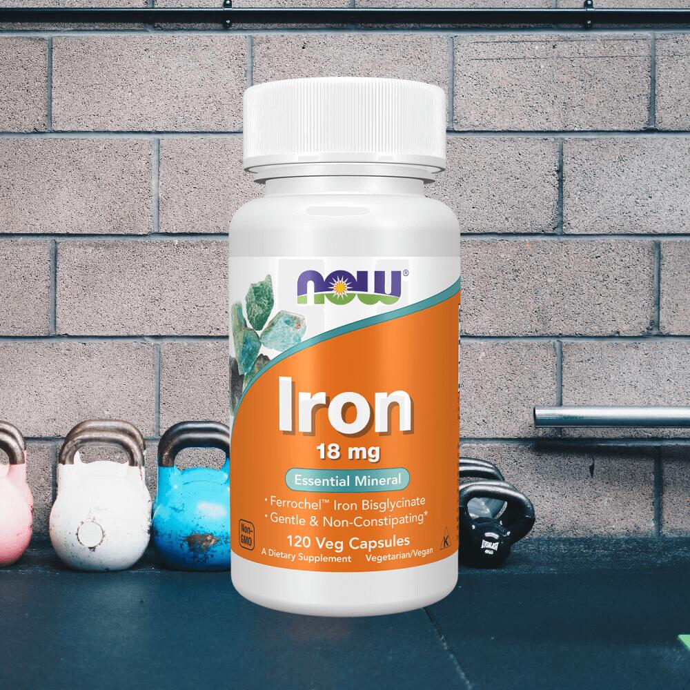 Now Foods Iron 18mg Ferrochel (120 vcaps) Unflavoured 2/3