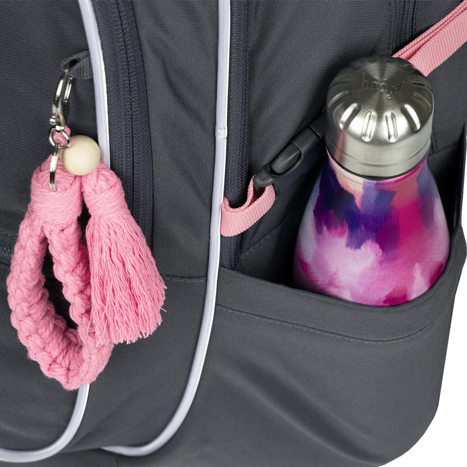 Core Logo Pink Schulrucksack-Set 3tlg.: Schulrucksack, Federmäppchen, Turnbeutel 6/6
