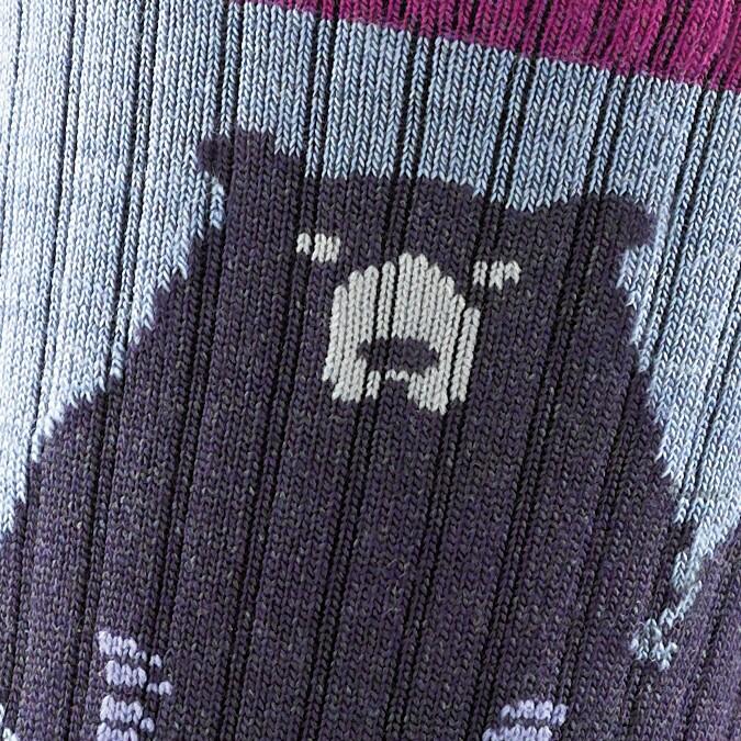 Darn Tough Chaussettes Femme Randonnée Motif Ours Laine Mérinos Originales 6/7