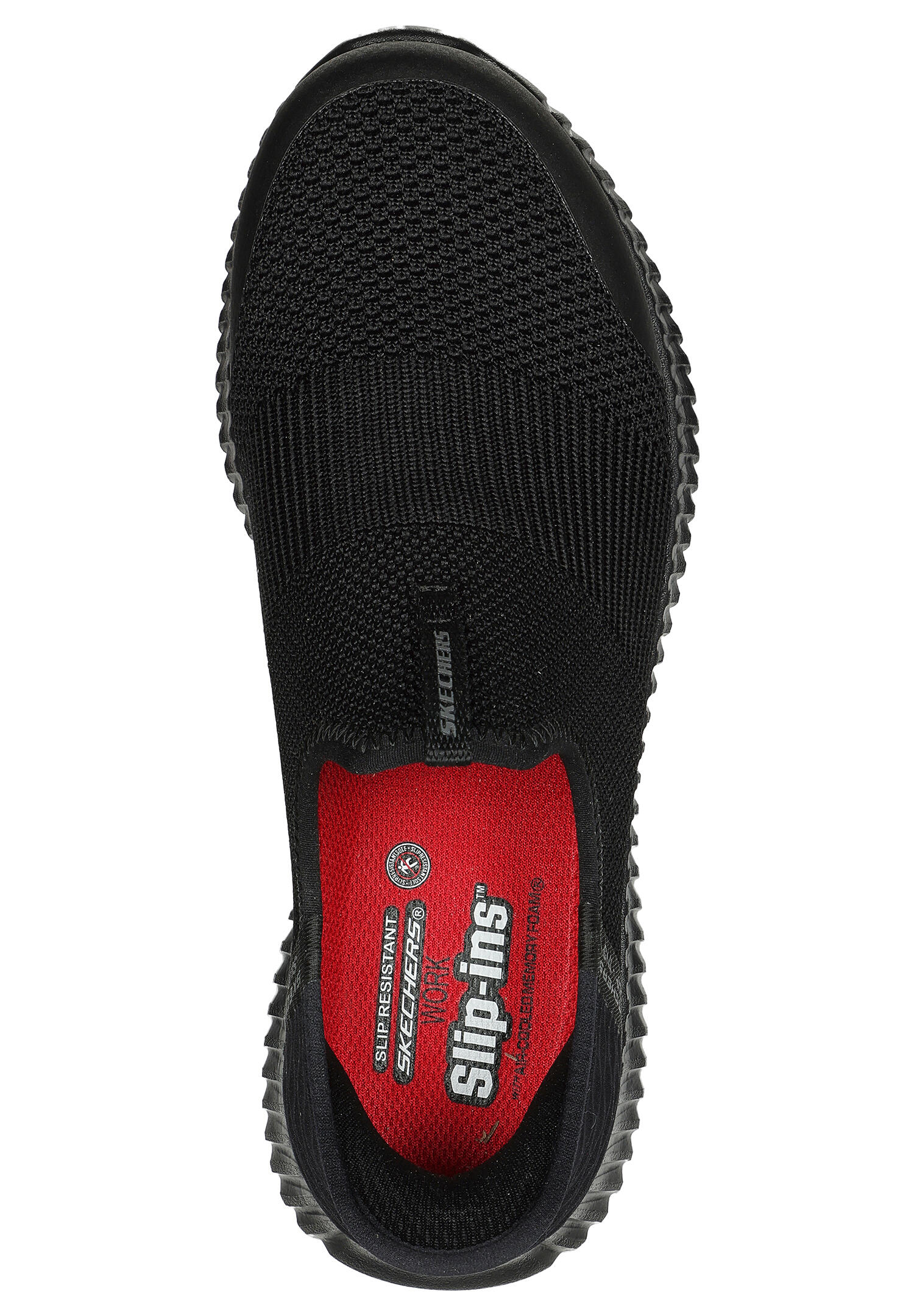 Skechers Damen CESSNOCK GWYNEDD Slip-Ins Arbeitsschuhe 108127EC BLK Schwarz 3/4