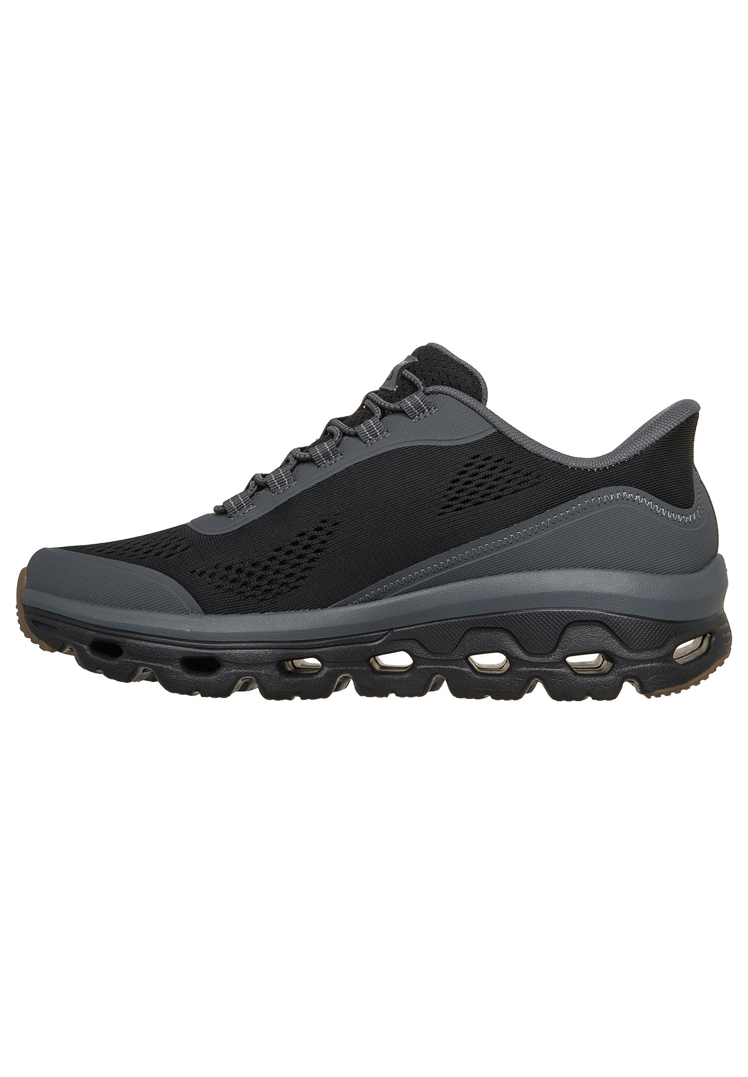 Skechers Herren Sneaker Glide Step Sole Glover Peak 237812 BKCC Black Charcoal 5/7