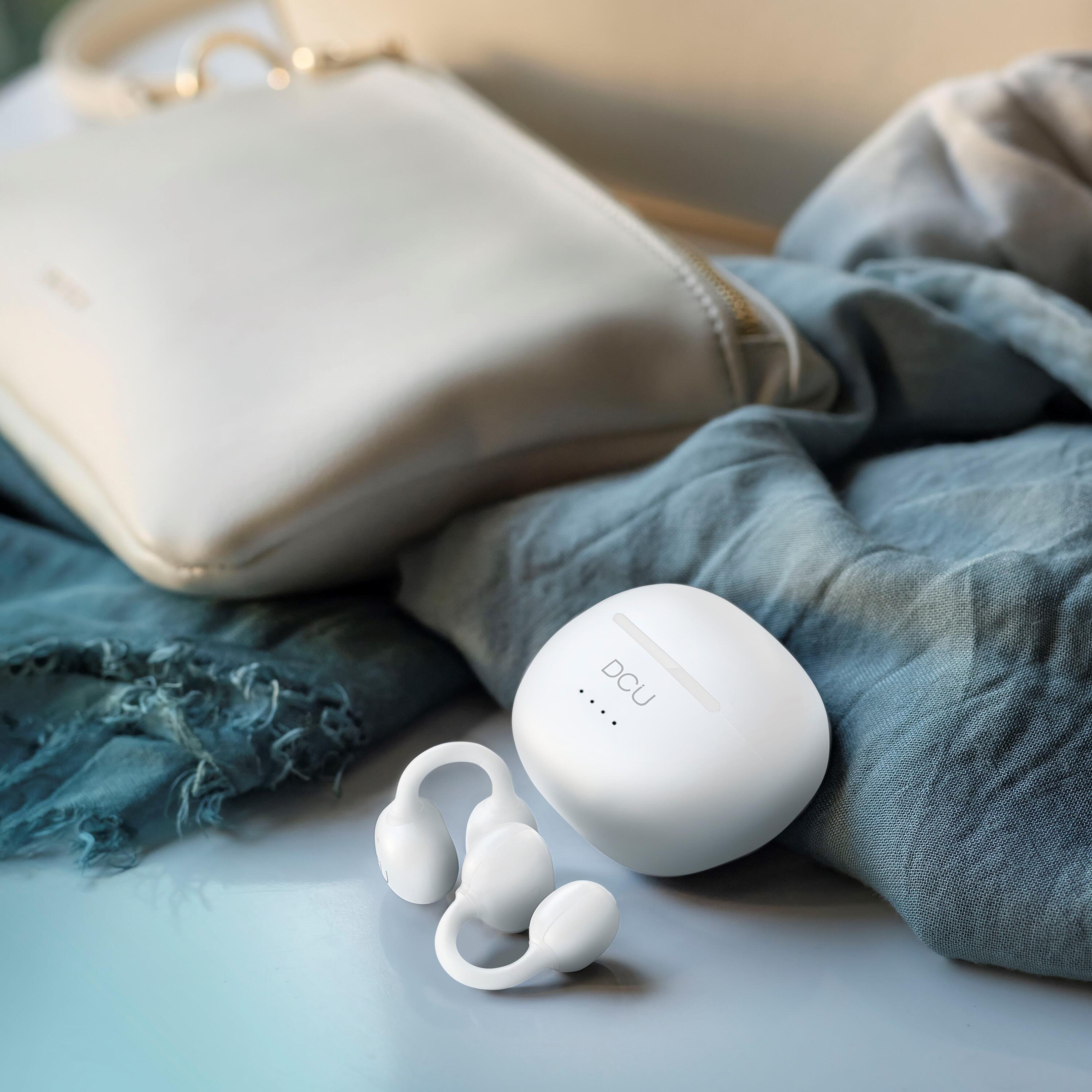 Auriculares AirClip Open-Ear blancos 3/4