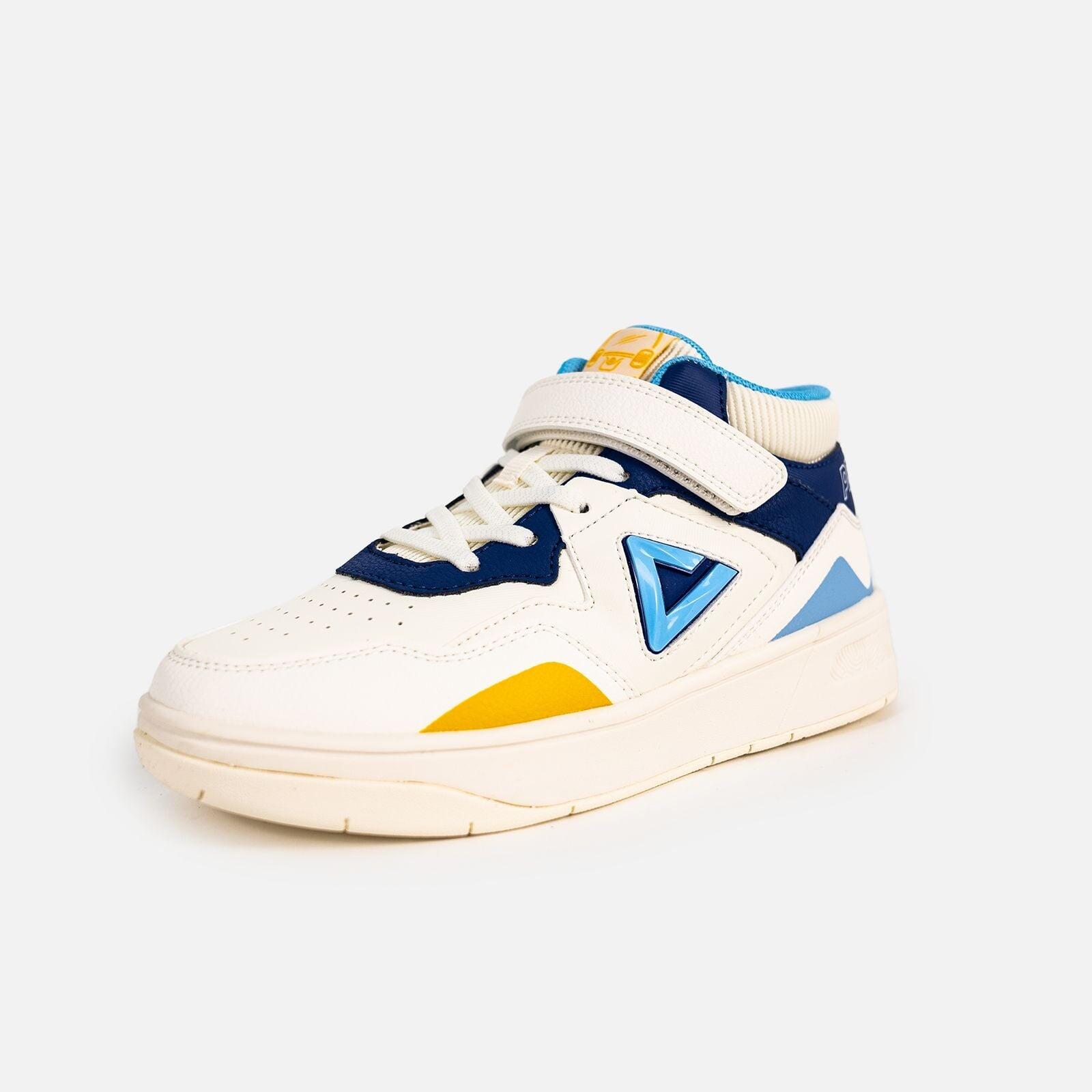 Pantofi sport copii Peak Court Albi