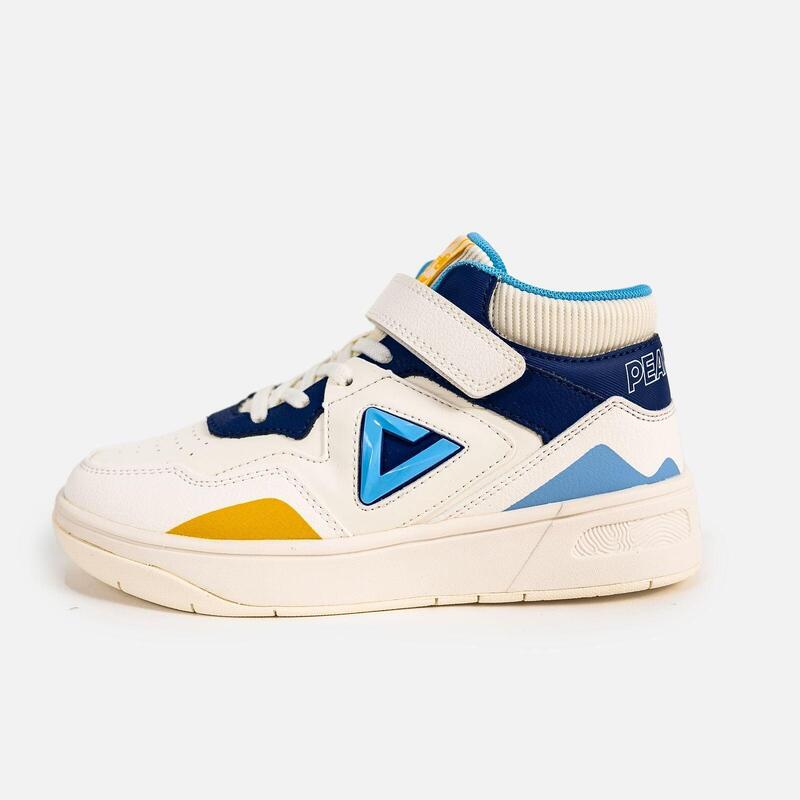 Pantofi sport copii Peak Court Albi