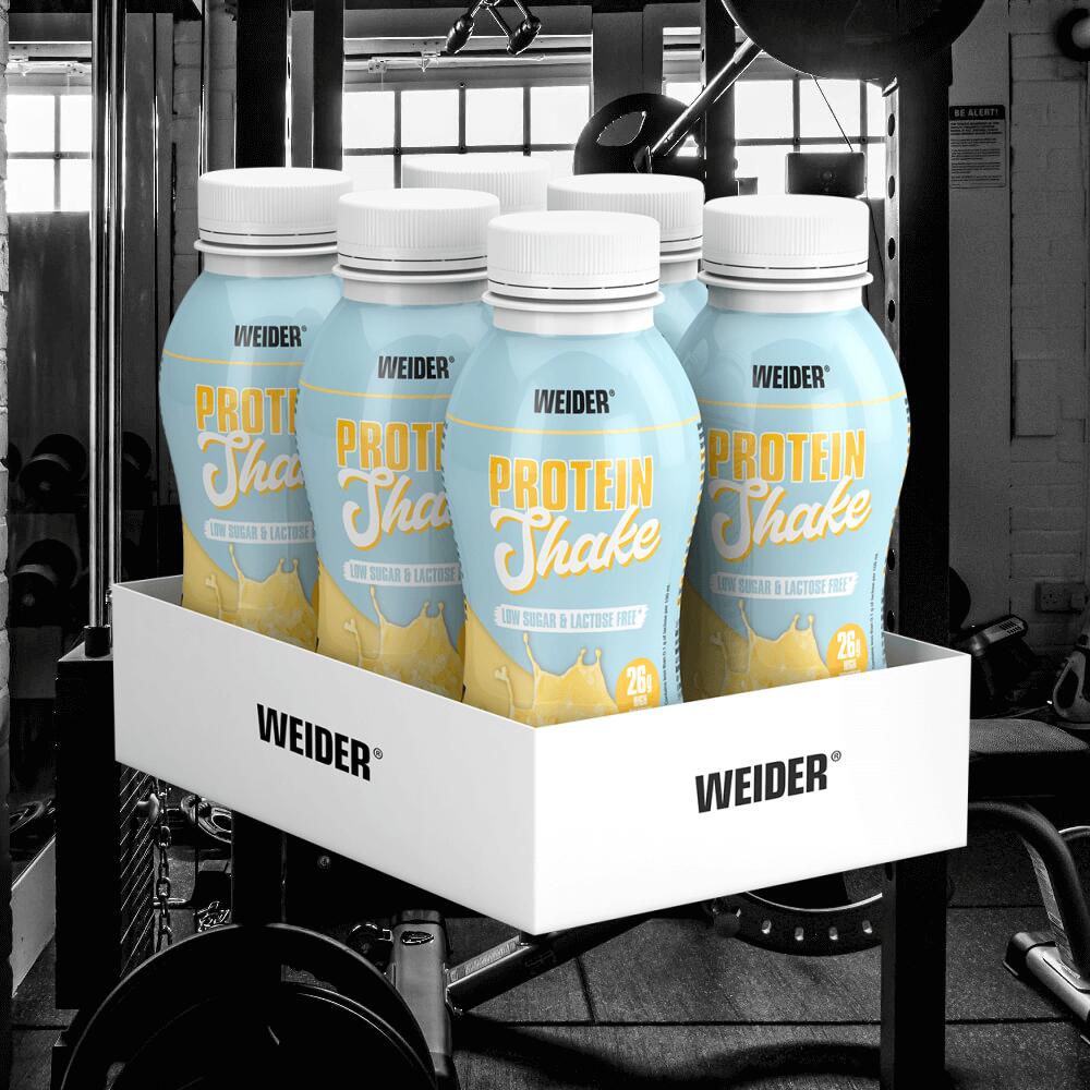 Weider Protein Shake (6x330ml) Vanilla - Protéines - Protéines RTD 2/3