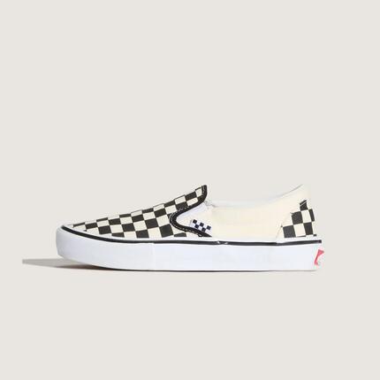 Men - Sport shoes - Skate slip-on - Checkerboard - Black/Off White