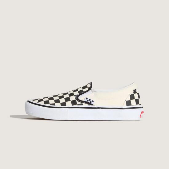 Men - Sport shoes - Skate slip-on - Checkerboard - Black/Off White