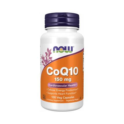 Now Foods CoQ10 150mg (100 vcaps) Unflavoured - Vitamines, minéraux et santé