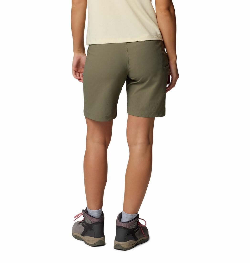 Short de Randonnée Femme Columbia "Leslie Falls Long Short II" Kaki 2/6