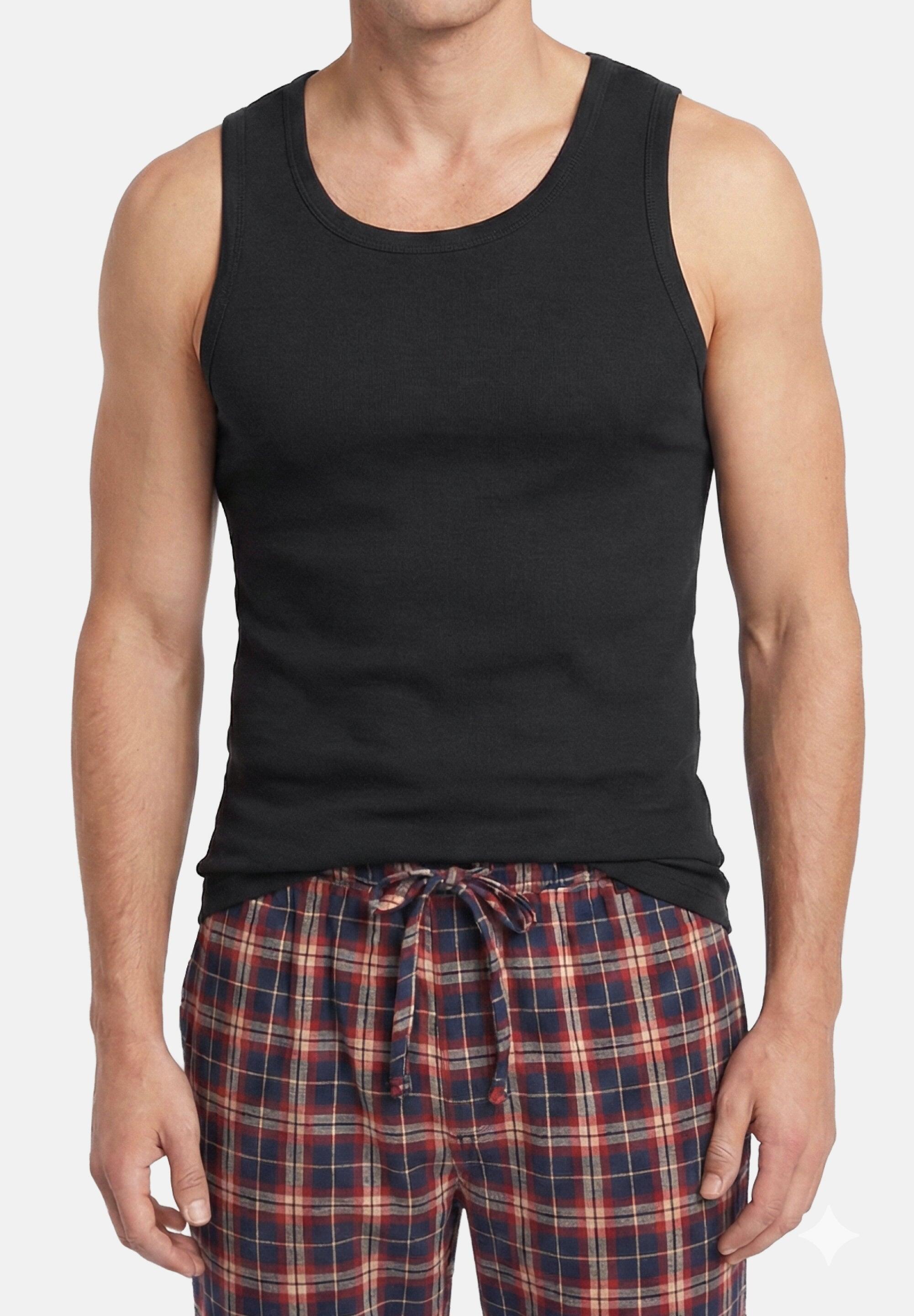 Camisetas interiores de algodón orgánico para hombre 3 pares 3/6