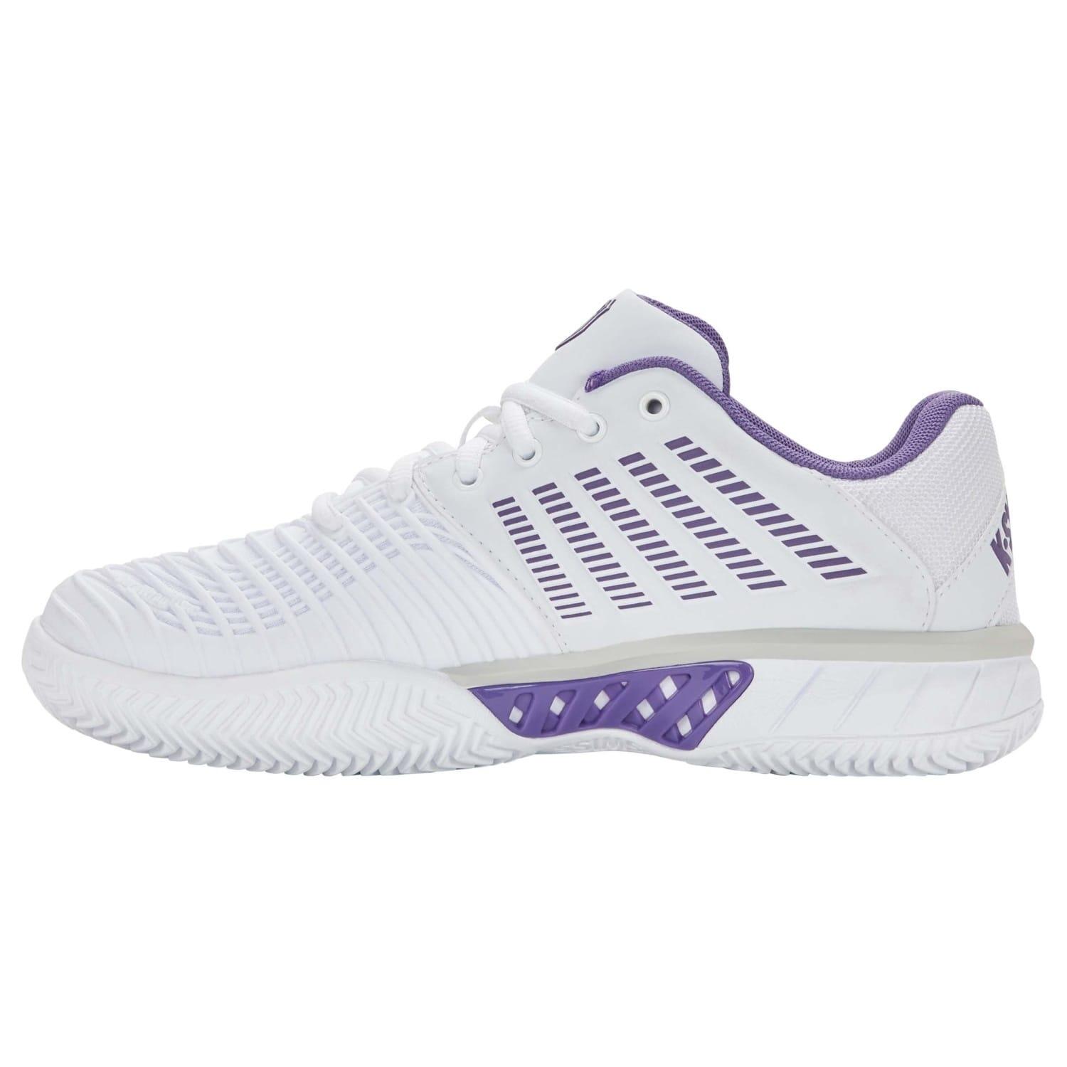 Zapatillas de tenis y pádel mujer K-Swiss EXPRESS LIGHT 3 CLAY blanco morado 6/7