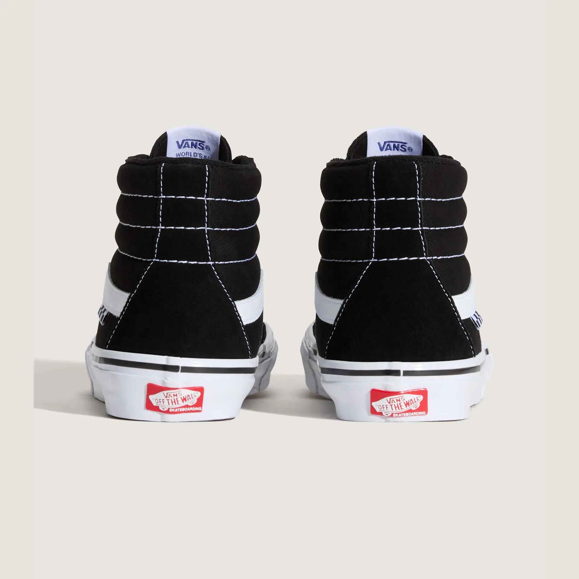 Vans Sk8-Hi Black White Checkerboard 4/5
