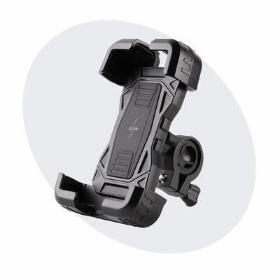 Voltano strong telefoonhouder fiets - zwart - universeel