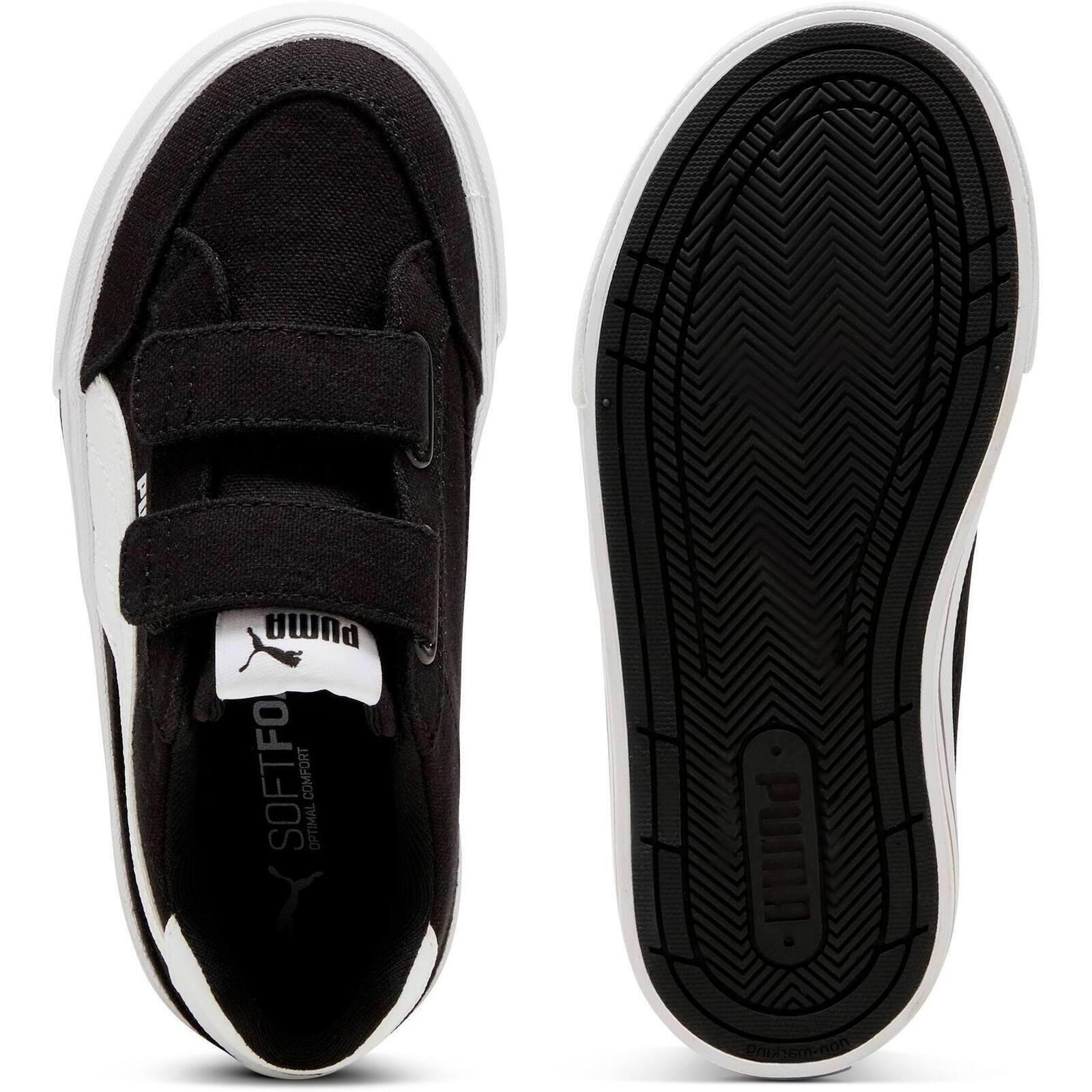Baskets Puma Court Classic Vulc Fs V Ps, Noir, Enfants 2/5