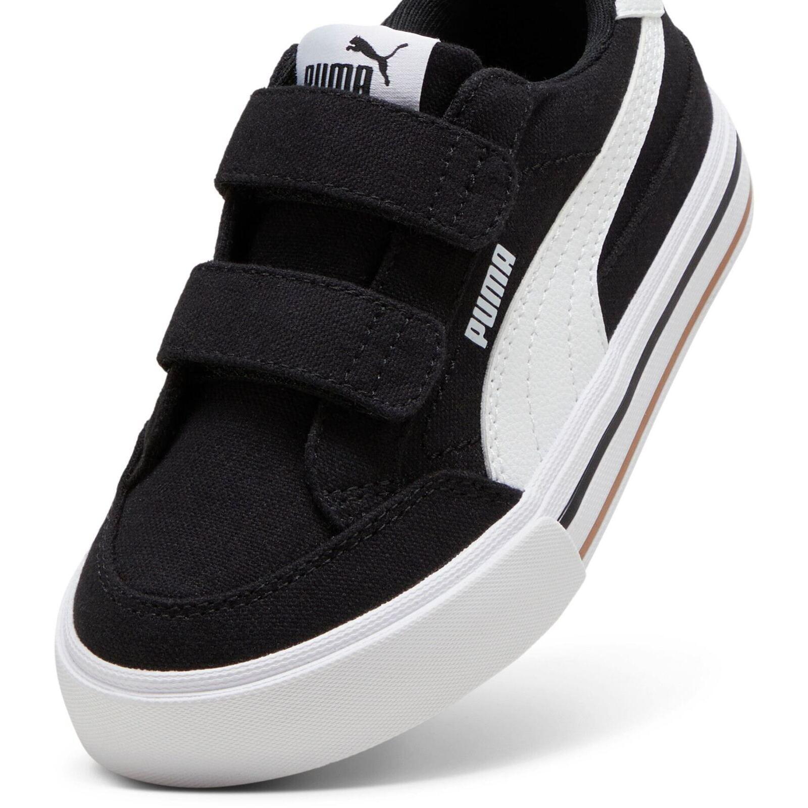 Baskets Puma Court Classic Vulc Fs V Ps, Noir, Enfants 5/5