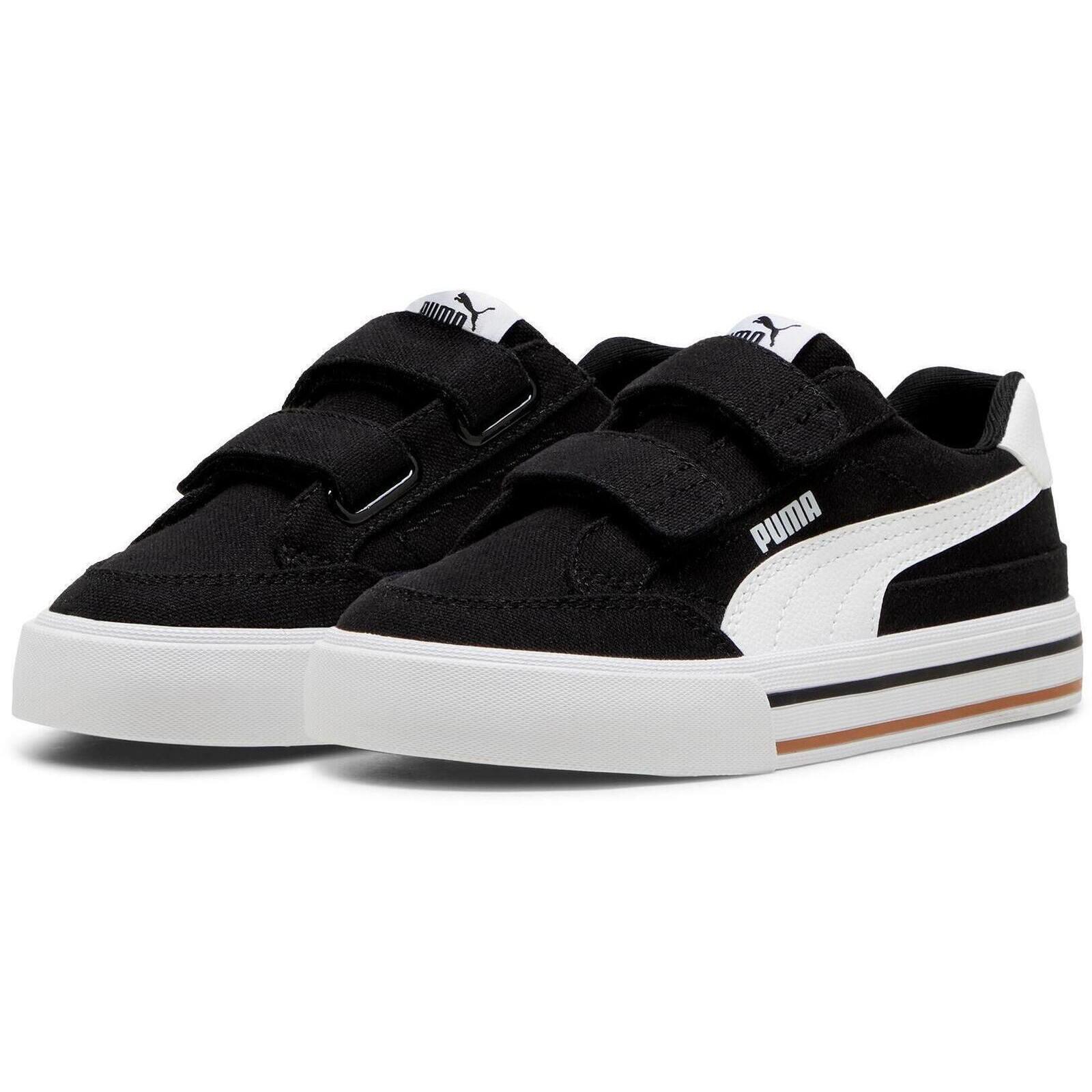 Baskets Puma Court Classic Vulc Fs V Ps, Noir, Enfants 4/5