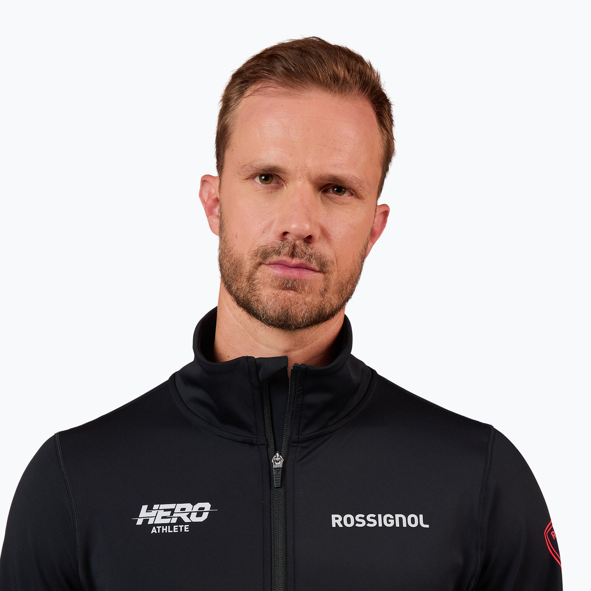 Bluza narciarska męska Rossignol Hero Mid Layer Stretch Black - M 5/5