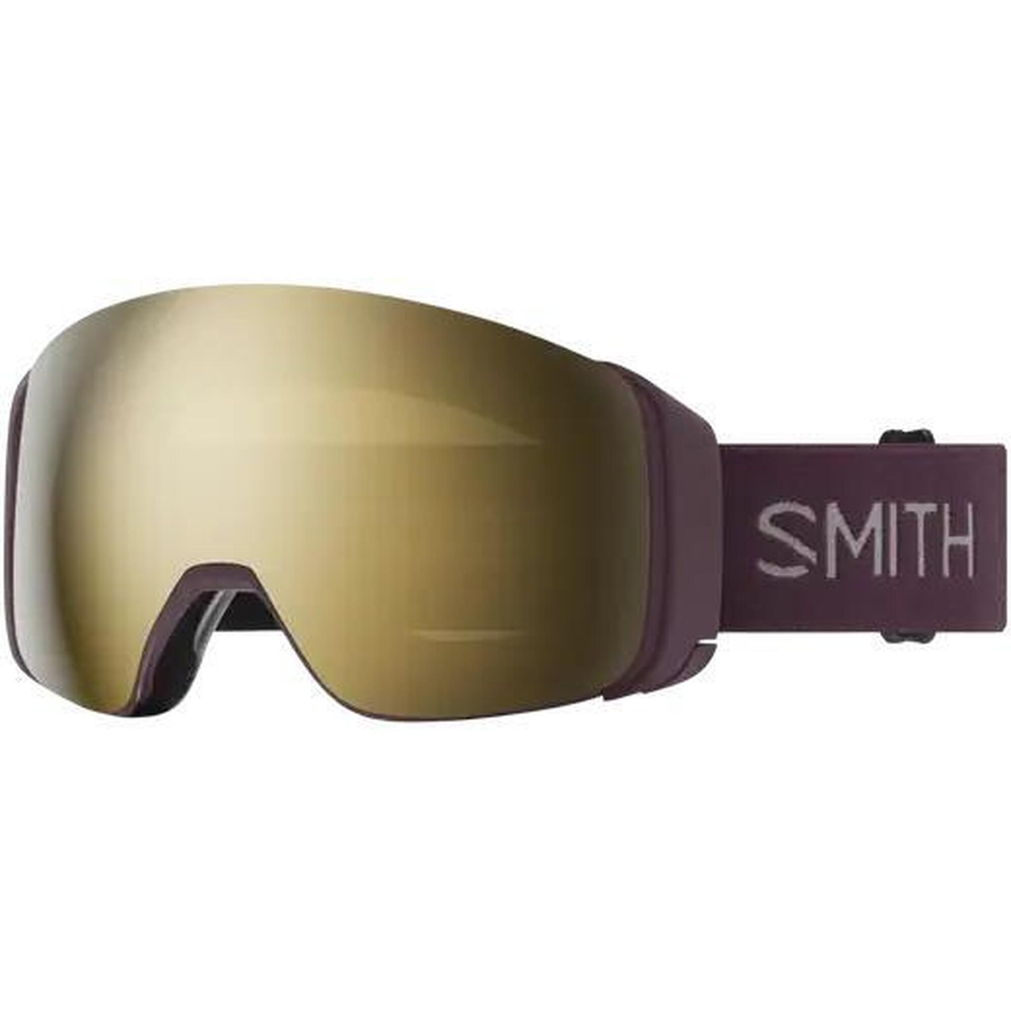 Sporty zimowe Gogle Smith 4D Mag Gogle Narciarskie - Mystic/Sun Black Gold Mi...