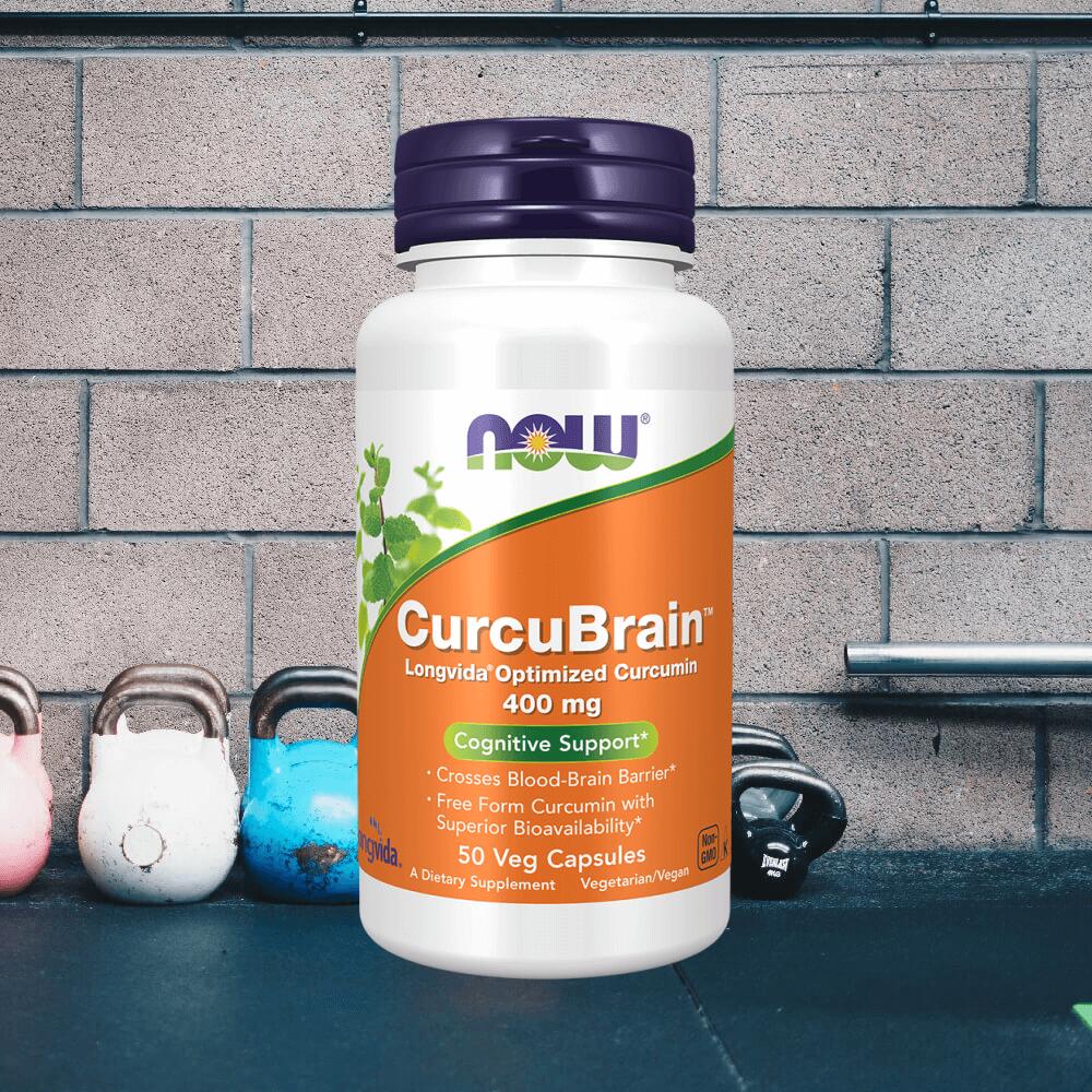 Now Foods CurcuBrain 400mg (50 vcaps) Unflavoured 2/3