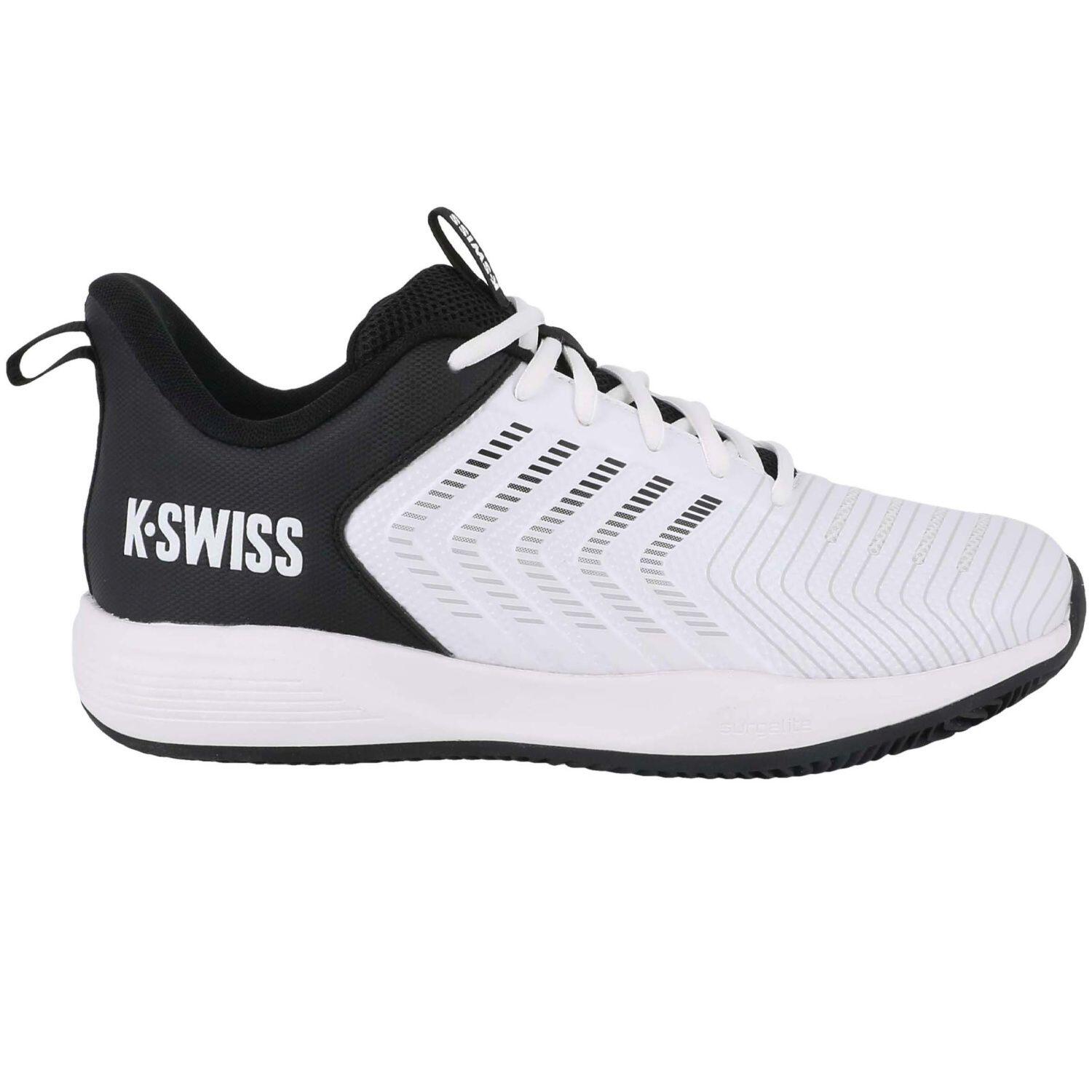 K-Swiss Tennisschuh Ultrashot Light weiß/schwarz - Herren UK 9.5 (EU 44.0) 1/7