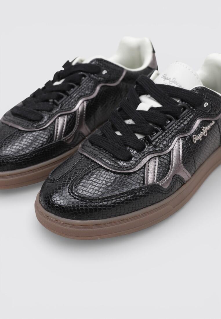 Zapatillas Deportivas Mujer Pepe Jeans BALL PATTENT W Negr 3/4