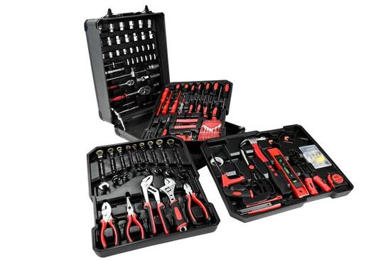 Werkzeugkoffer Trolley 186-teilig Komplettes mobiles Set