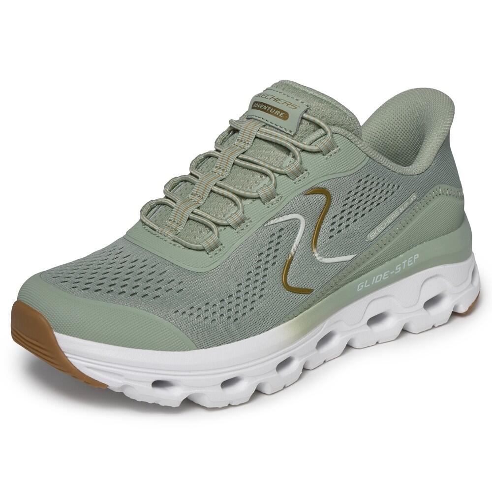 Zapatilla Mujer Skechers Slip-ins Arch Fit Glide Steo Sole Kaki 4/7
