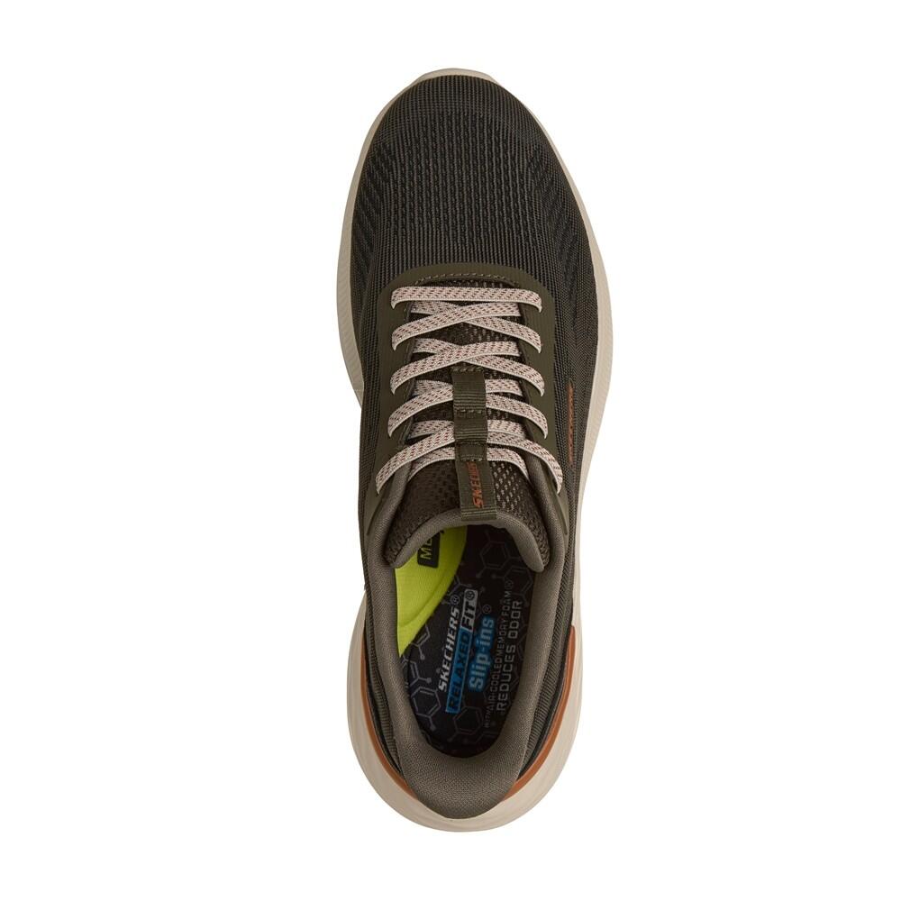 Baskets HOMME Skechers Slip-ins Garner tissu KAKI 6/7
