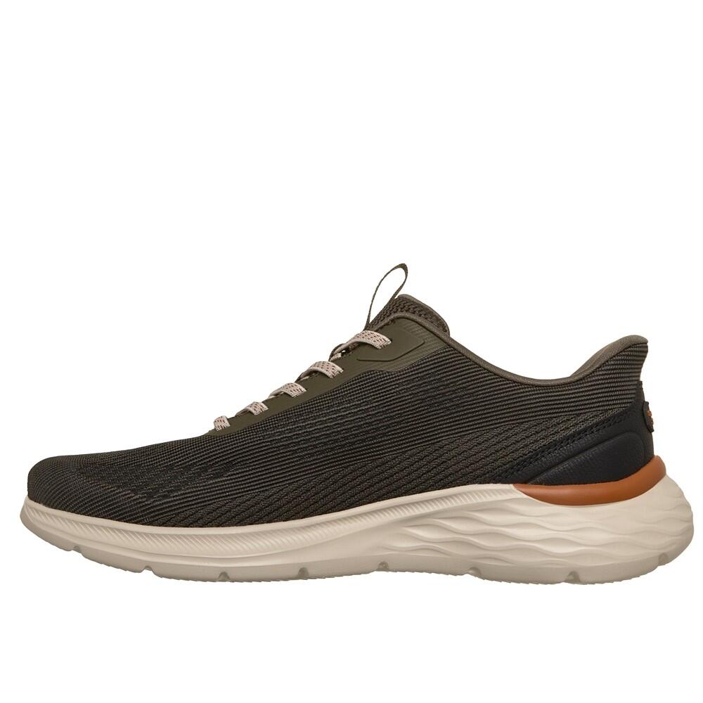 Baskets HOMME Skechers Slip-ins Garner tissu KAKI 5/7