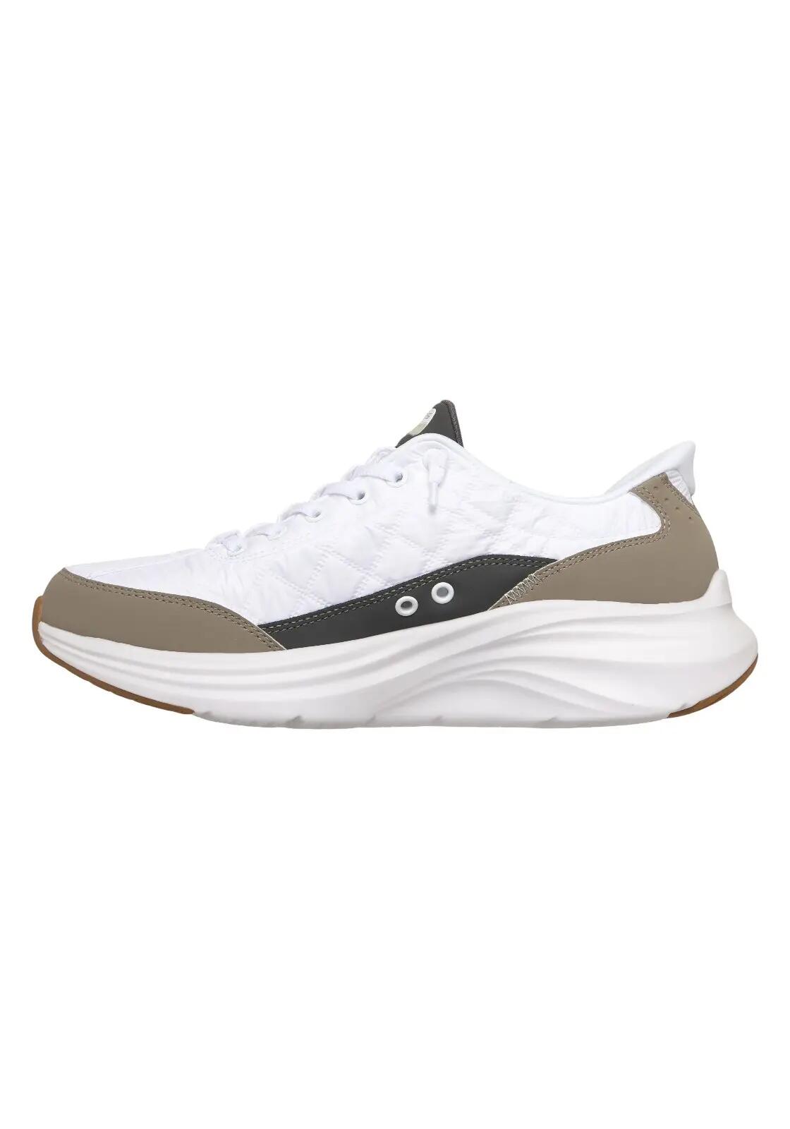 Running et trail pour homme Skechers Slip ins cozy Blanc. 4/5