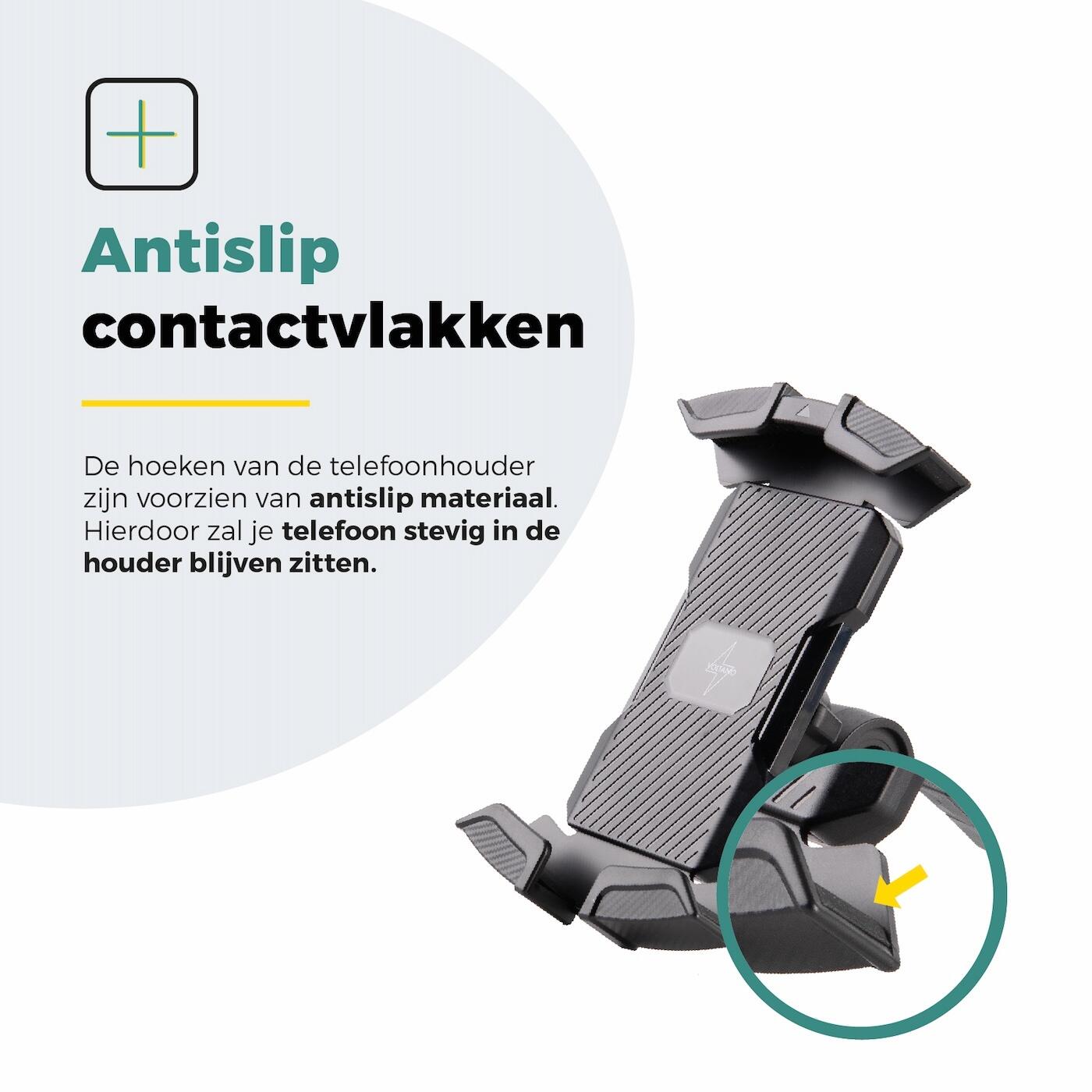 Voltano Future Telefoonhouder Fiets - Zwart - Universeel 5/7