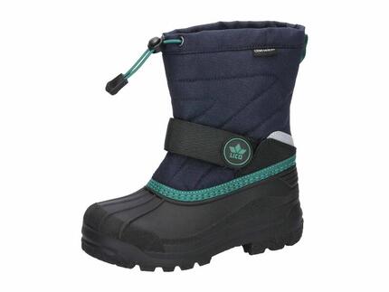 LICO Turku Bottes d'hiver enfants et ados imperméables respirantes laçage rapide