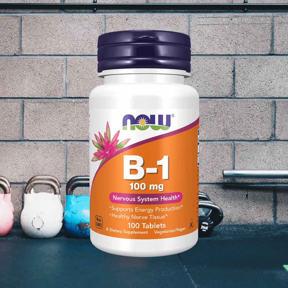 Now Foods B-1 100mg (100 tabs) Unflavoured - Vitamines, minéraux et santé 2/3