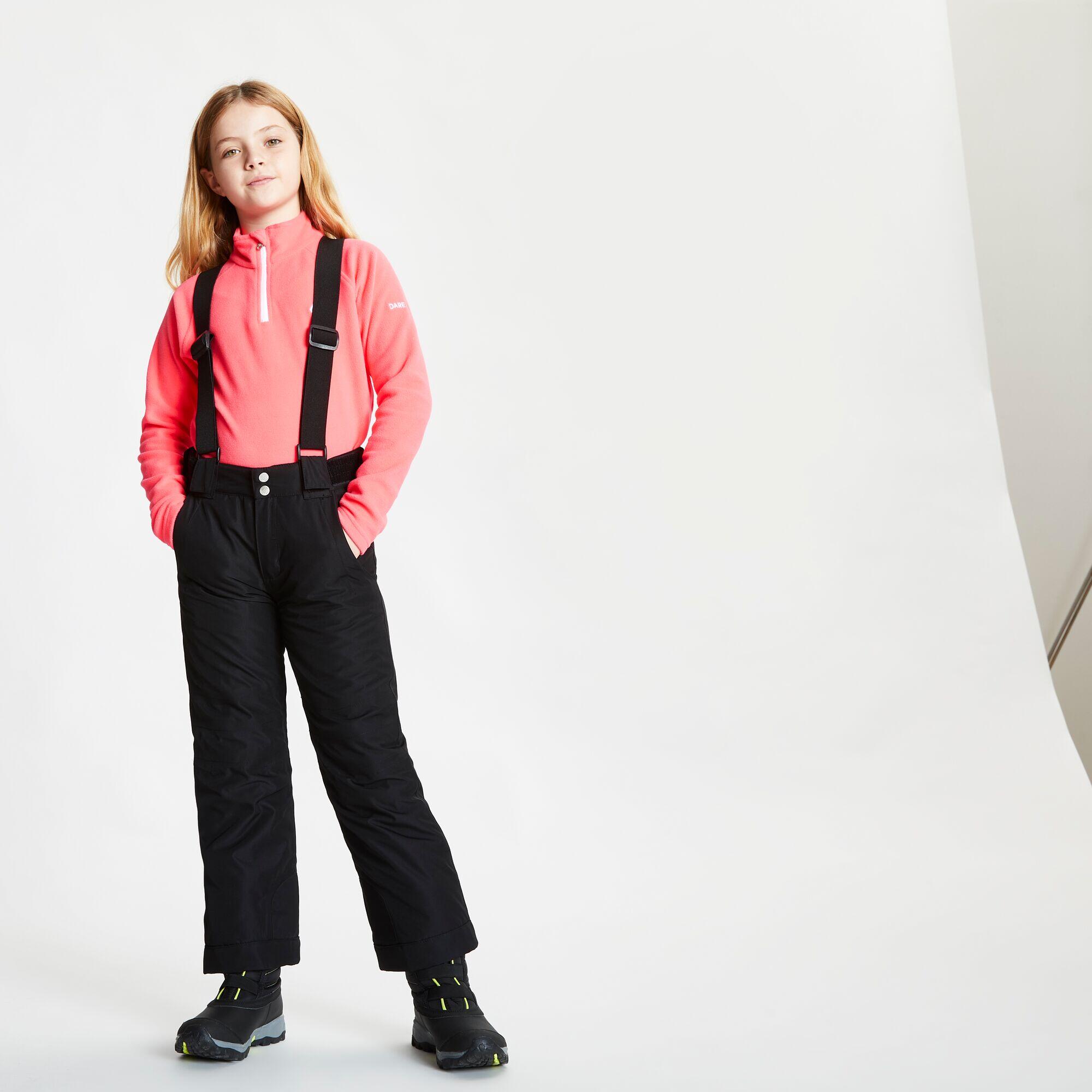 Motive Kids' Ski Waterproof Breathable Trousers - Black 4/5